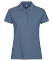 Dames Polo Clique Basic 028231 Staal Blauw